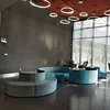 S shaped sofa for two design cheers furniture manufacturer kanepe sofa office lobby curved combinational in different color