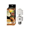 Compact Fluorescent Lamp reptile uva uvb 10% 13w 26w warm and heat bulb fixed to reptile cages