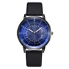 Men's Fashion Sport Stainless Steel Case Leather Band Quartz Analog Wrist Watch Mens Watches Top Brand Luxury Wristwatches