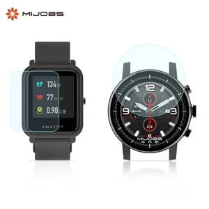 Mijobs Anti Shock screen protector film  for  huami Amazfit bip Amazfit watch 2 screen protective film fitbit watch