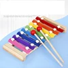 Wooden Educational Preschool Learning 15 Key Notes Chromatic Glockenspiel Xylophone Toys Best Gift For Age 2 3 4 5