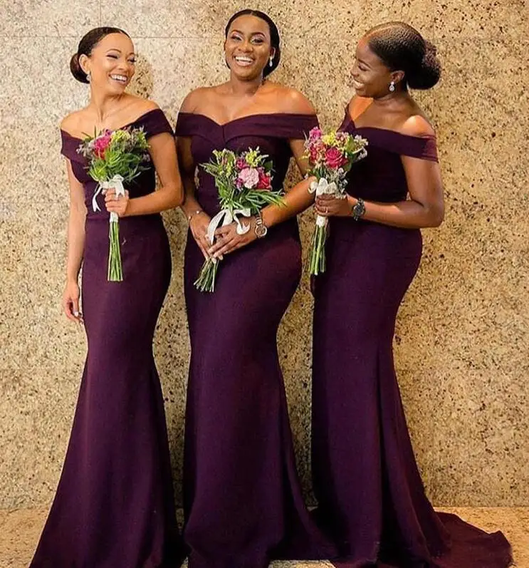 off the shoulder bridesmaid dresses plus size