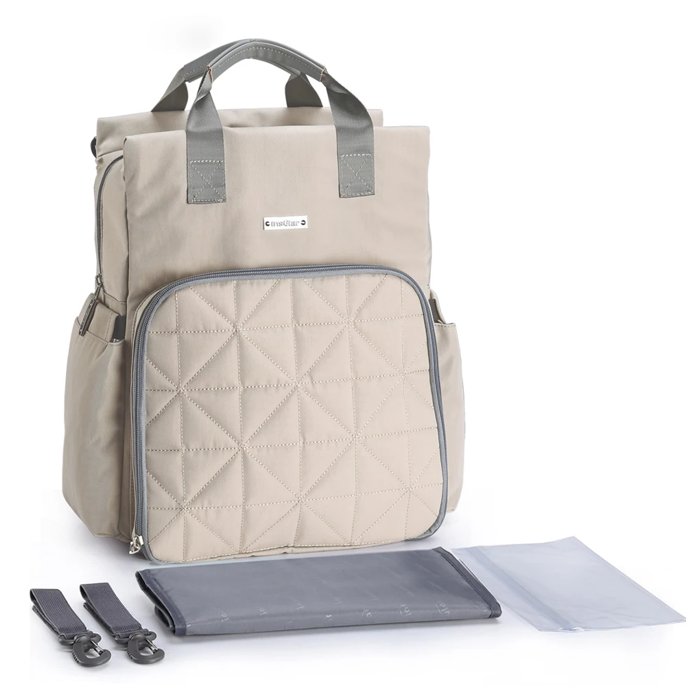 

NEWEST baby shoulder backpack durable mother nappy bag travel mummy diaper bag, Lavender, azure, mint green, coral, ivory, tangerine, light grey, navy