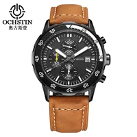 

OCHSTIN Mens Military Watches Top Brand luxury Army Black Chronograph Sport Waterproof Man quartz Wristwatch relojes masculino