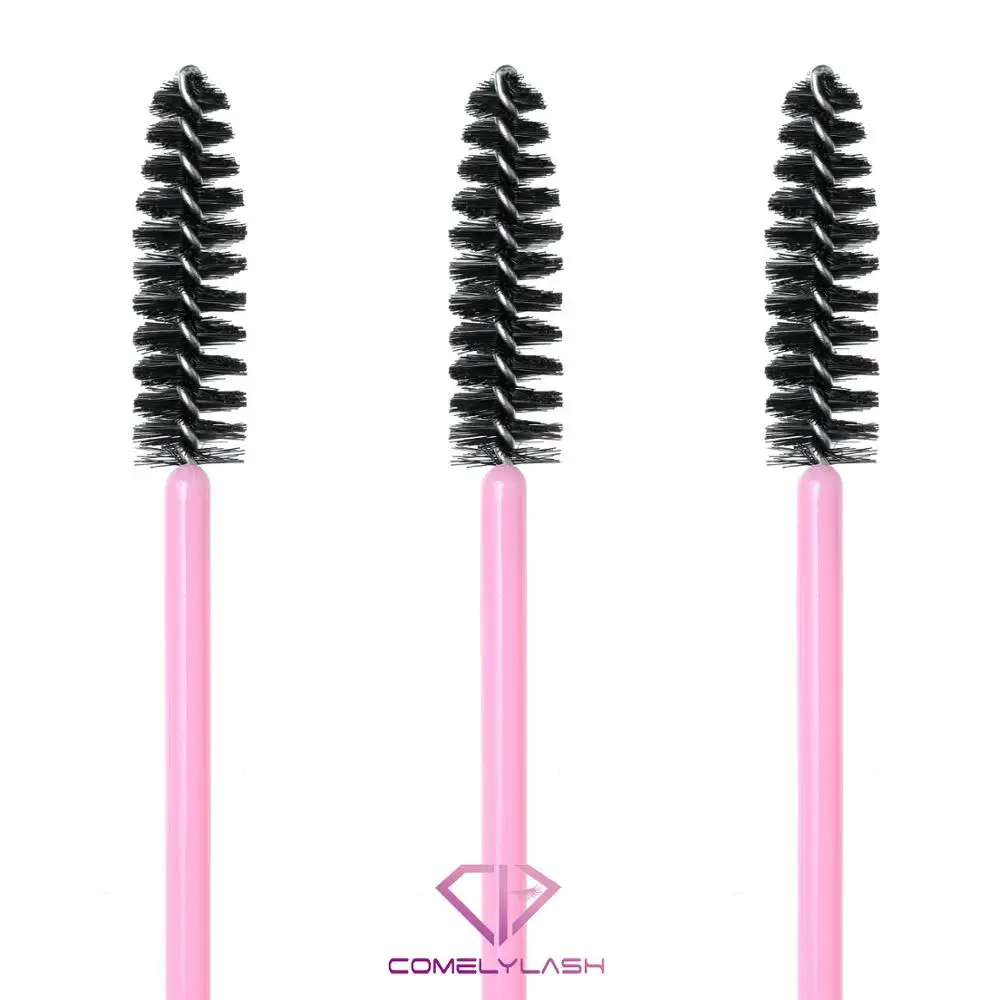 

cheap cosmetic unique design lash tools make up tools mascara brush eyelash extens, Black+customized color