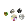 New fashion round AB crystal button