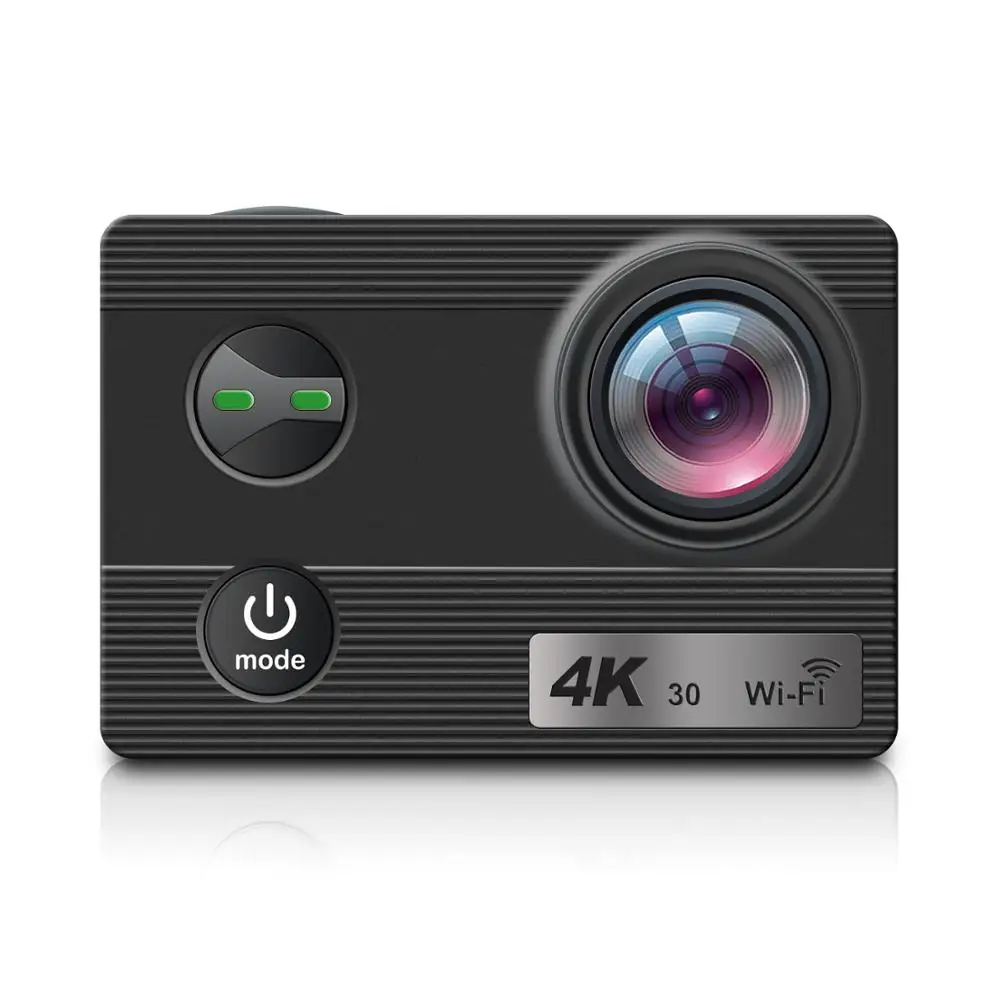 Free sample ambarella chipset 4k action camera with waterproof 30m wifi sport camera