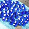 Wholesale Top Quality Ocean Blue 14mm Crystal Octagon Beads For Dress Decoration