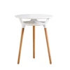 Wooden legs fashion simple personality coffee shop home office round fast food restaurant tables