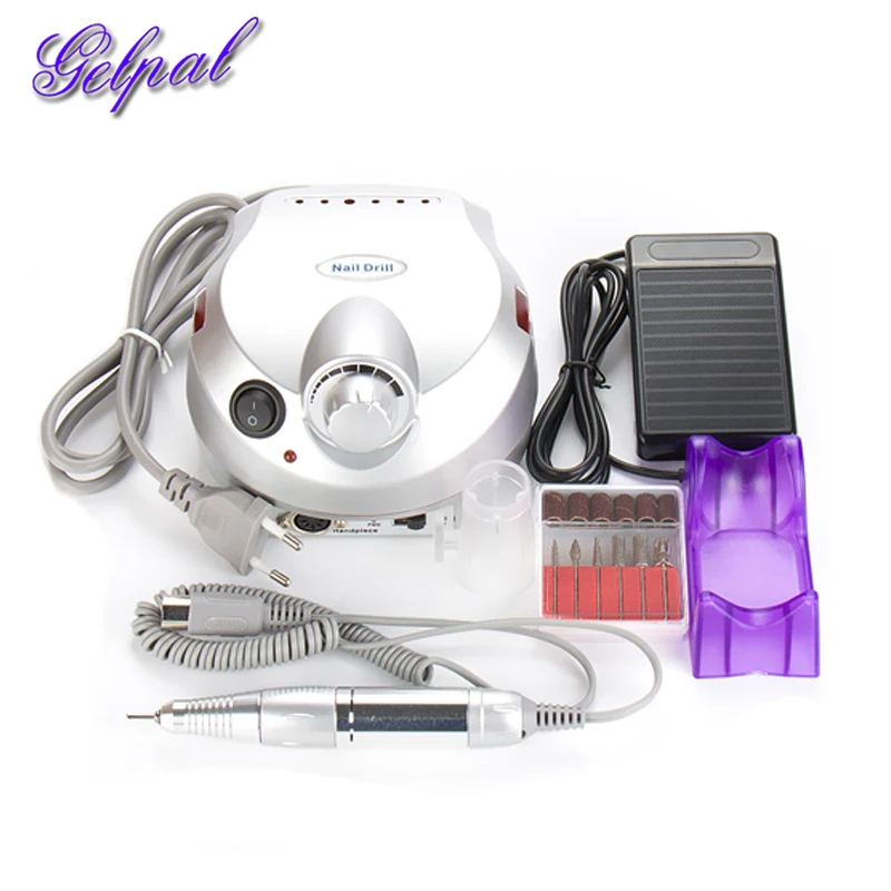 

GelPal professional rechargeable electric nail drill machine 35000 rpm for manicure, White;black;gold