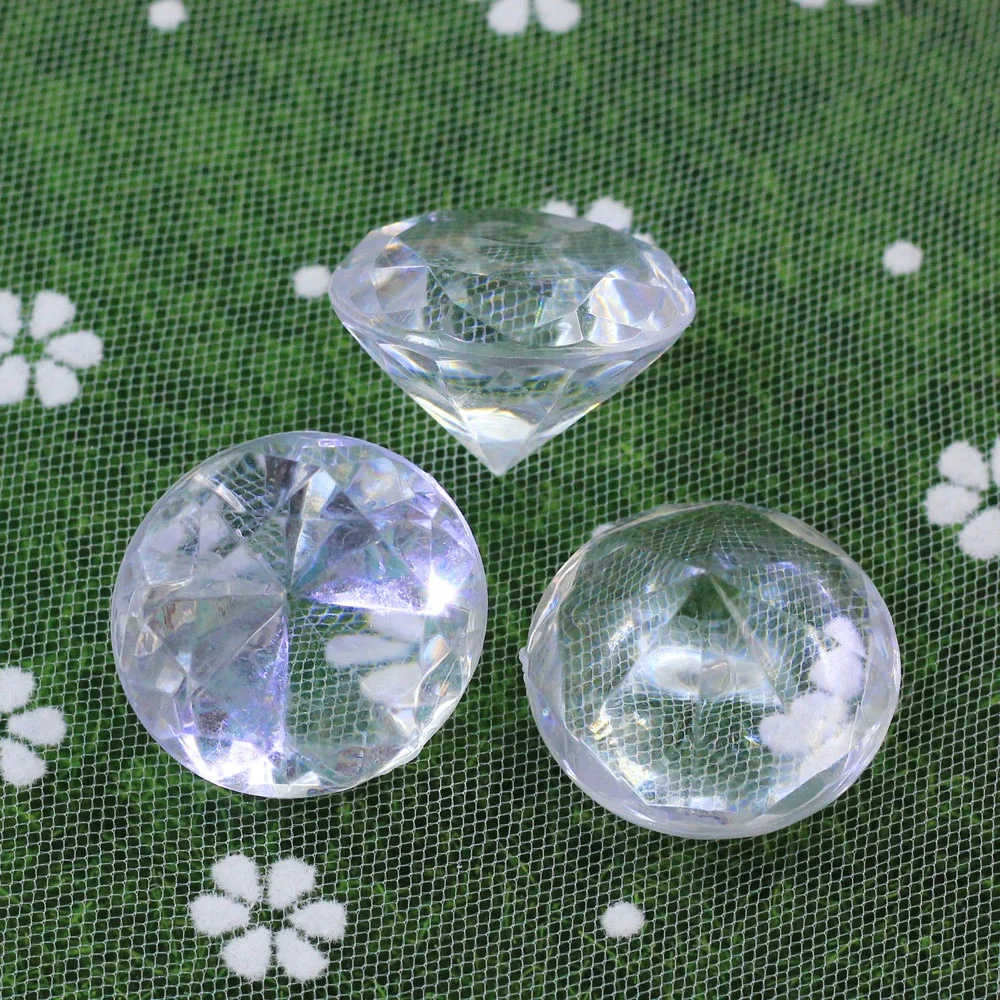 

Hotsale Clear Acrylic Diamond Gems For Party Wedding Table Scatter Decoration