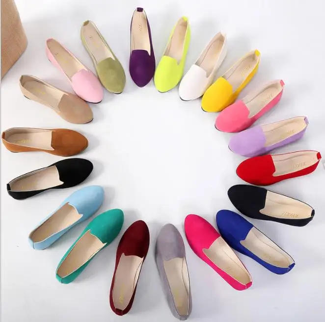 

UP-0180J Wholesale ladies large size simple low top casual flat shoes women