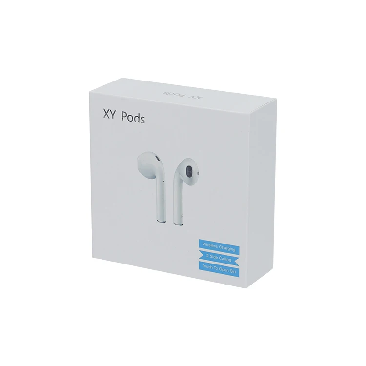 

XY Pods TWS V5.0 True Headphones Wireless 3D Stereo Earbuds Touch Control Wireless Earphone XY Pods, White