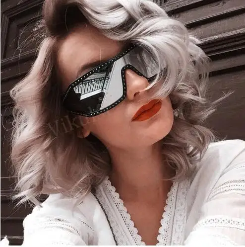 

Wiipu Unisex Square Italy Luxury Sunglasses For Women Brand Designer Diamond Coating Sun Glasses Black Silver Shades sunglasses