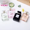 Customized Clear Empty 15ml Custom Make Fashion Square Shape Perfume Glass Bottle With Cap