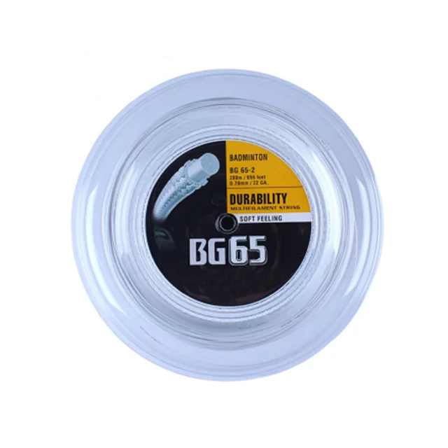 

Wholesale Badminton String BG65 BG80 Power Training Equipment  Badminton Machine String, Black;white;red;orange;yellow