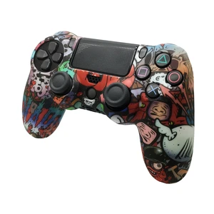 Custom for PS4 Pro Controller Silicon Grips Protective Skin Cover