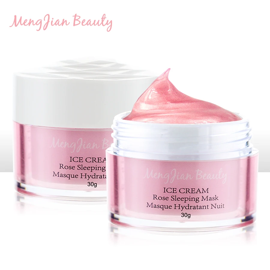 

Wholesale private label repair skin moisturizing whitening nicotinamide free sleep face mask 30g