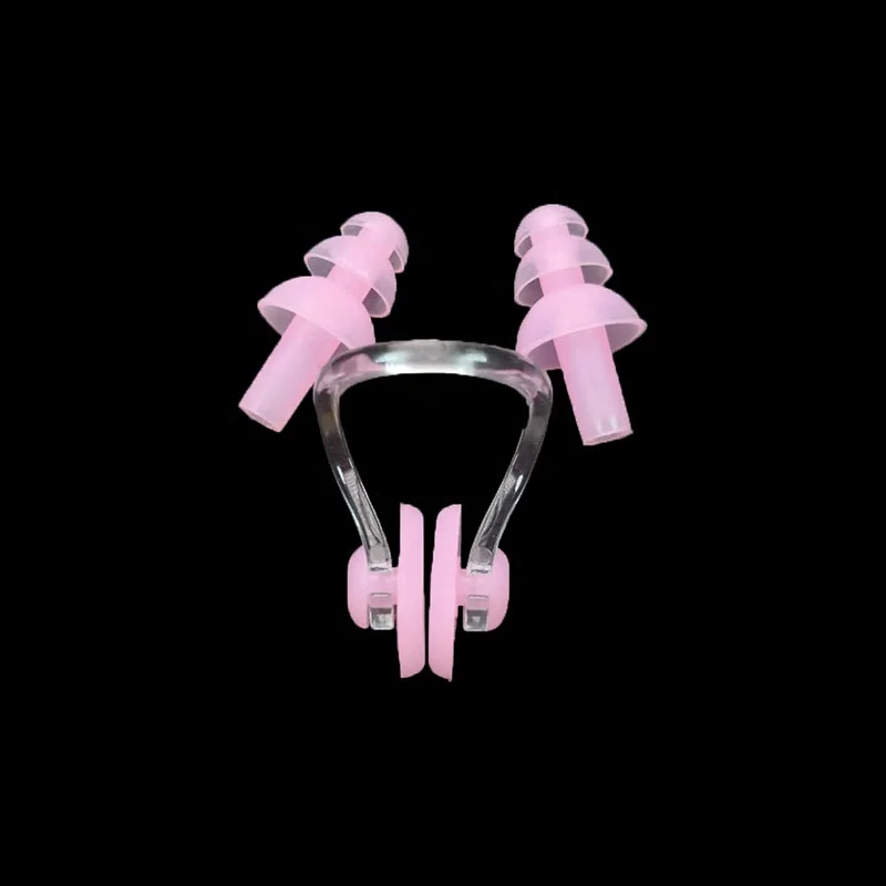 
Best Selling Silicone Swimming Ear Plugs Earplugs Diving Swim Nose Clip 