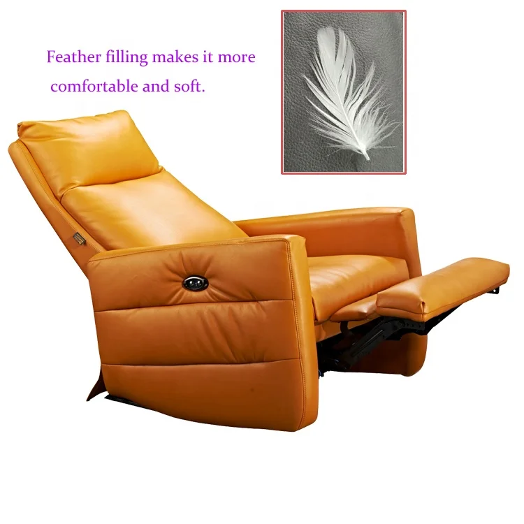 
2019 Modern Single Sofa Electric Recliner Sofa With Feather Filling 