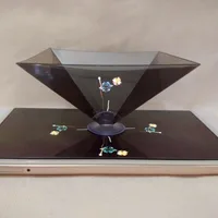 

Creative Gifts 3D Holographic Hologram Display Pyramid Stand Projector For Tablet Phone