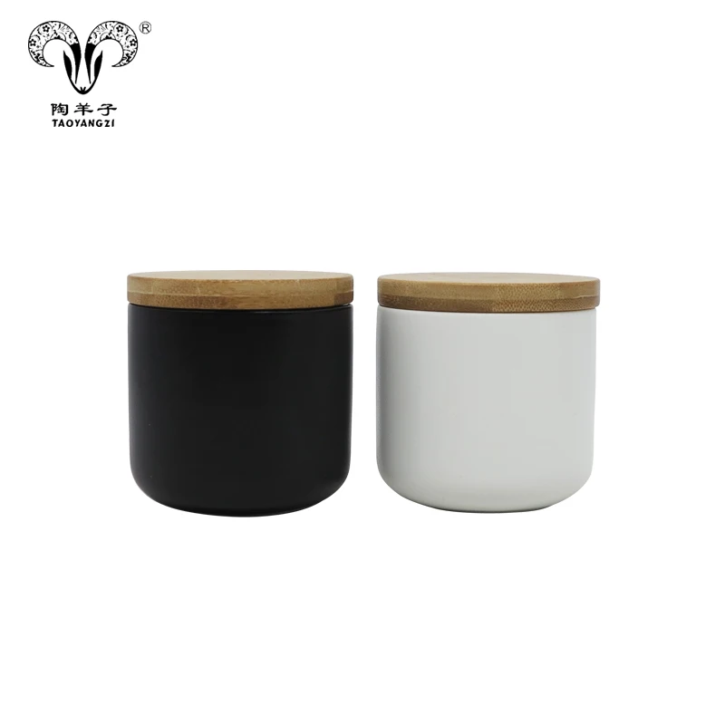 

120oz Tea-light White Candle Vessels Candle Container Matt Ceramic Candle Jar