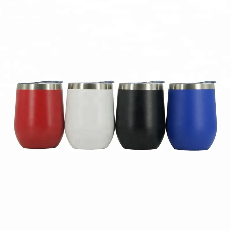 

Wholesale Double Wall Vacuum Insulated Wine Tumbler, 12oz Stainless Steel Wine Tumbler, Stainless or custom pms color