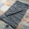 Natural split rough surface Black stone wall cladding panel