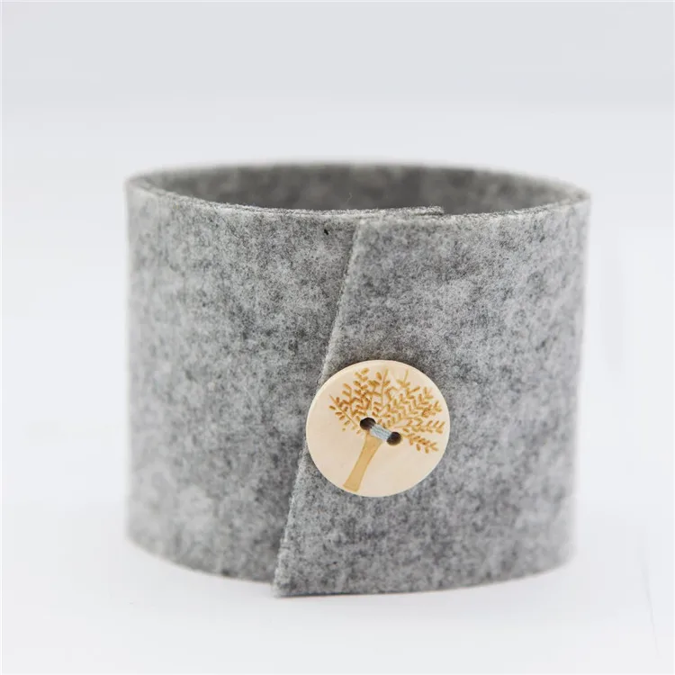 

eco-friendly handmade new design felt coffee cup sleeve for hot beverage, Pictures show