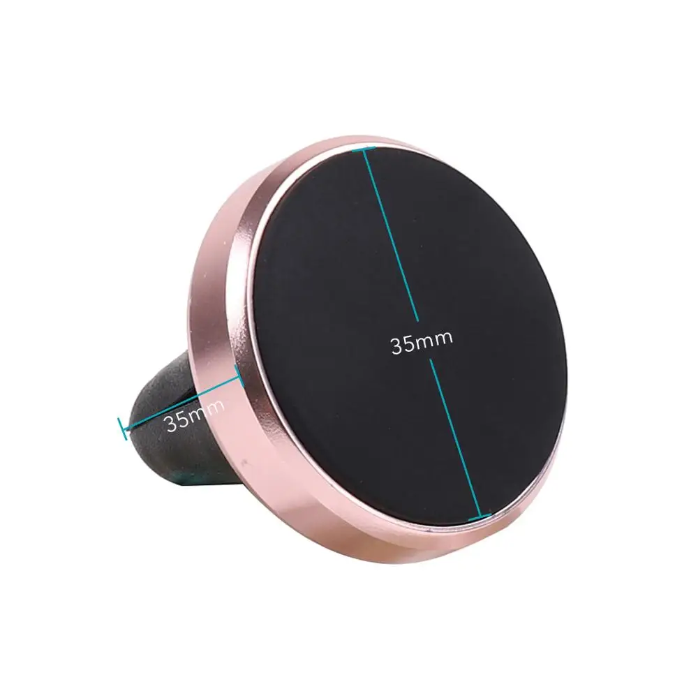 

Magnetic Car Air Vent Mount Mobile Phone Holder Soporte para Celular, Rose