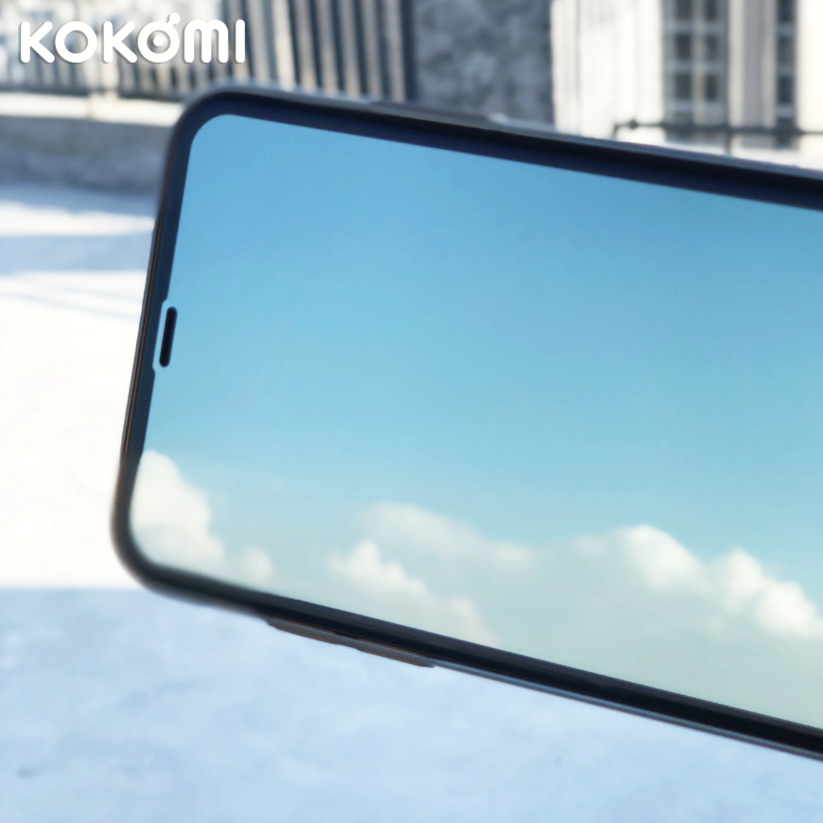 KOKOMI new 3D tempered glass  mirror screen protector  for iphone X XS Max
