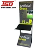 Retail store floor metal artificial grass display stand,pampas grass sample display rack
