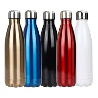 

Hot sale 500ml Cola bottle insulation mug double vacuum Flasks 18/8 stainless steel outdoor sports bottle drinking water cup