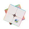 plastic professional stickerless speed puzzle 2x2 cube for finger game