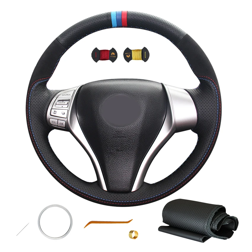 Genuine Leather Steering Wheel	