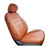 Four seasons full set brown cool Leather Custom Seat Covers For Hyundai Elantra