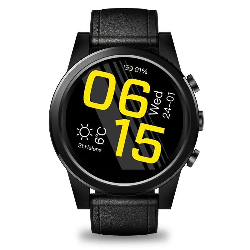 

Zeblaze THOR 4 PRO 4G SmartWatch 1.6inch Crystal Display GPS Quad Core 16GB 600mAh Hybrid Leather Straps Smart Watch Men