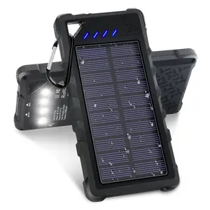 Portable Solar Power Bank 10000mAh IP67 Waterproof