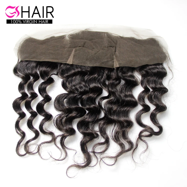 

ear to ear 360 lace frontal closure grade 10a loose wave brazilian hair closure lace frontal, Natural color #1b,light borwn, dark brown