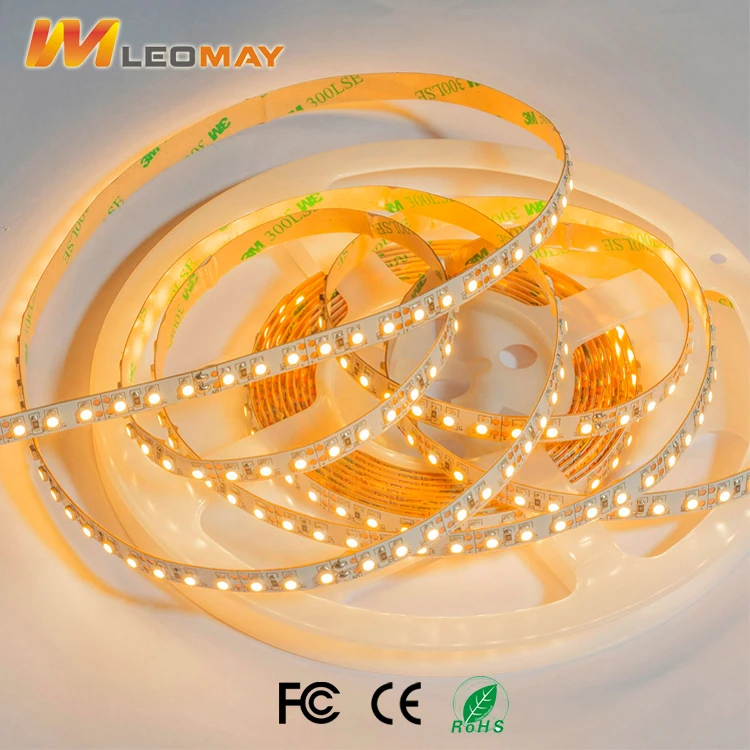 12V 120leds/m 2700K Warm white SMD3528 Flexible LED Strip Light 9495 3M Adhesive Backing