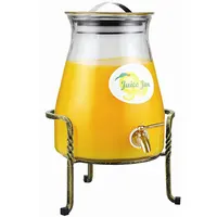 

Wholesale price high quality 5L 8L 10L 20L glass beverage dispenser jar with tap