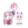 wholesale irregular shape hanging keychain fabric present customized accepted
