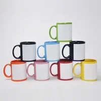 

ceramic promotional sublimation mug in blank with capacity 11oz
