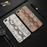 

KISSCASE Snake Skin Leather Case For iPhone X XS Max XR Crocodile Slim Hard PU Phone Case For iPhone 8 7 6S 5S Plus