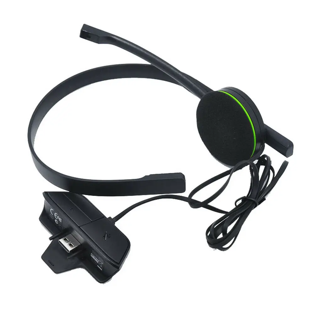 

Original Stereo Headset Mic Earphone Adapter For X-box One Controller, Black