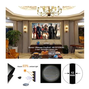 XY SCREENS PET Crystal UST ALR Projector screen projection 90 92 100 ,120 inch for the Newest Xiaomi 4k laser projector