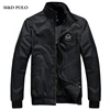 Mdpolo New arrival Made Silk Satin Bomber Flight Jacket For Man
