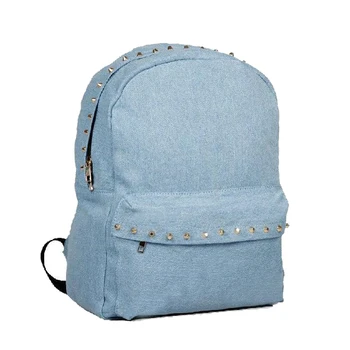 blue jean backpack