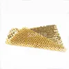 fashionable metal sequin cloth party purse materials metal fabric cloth