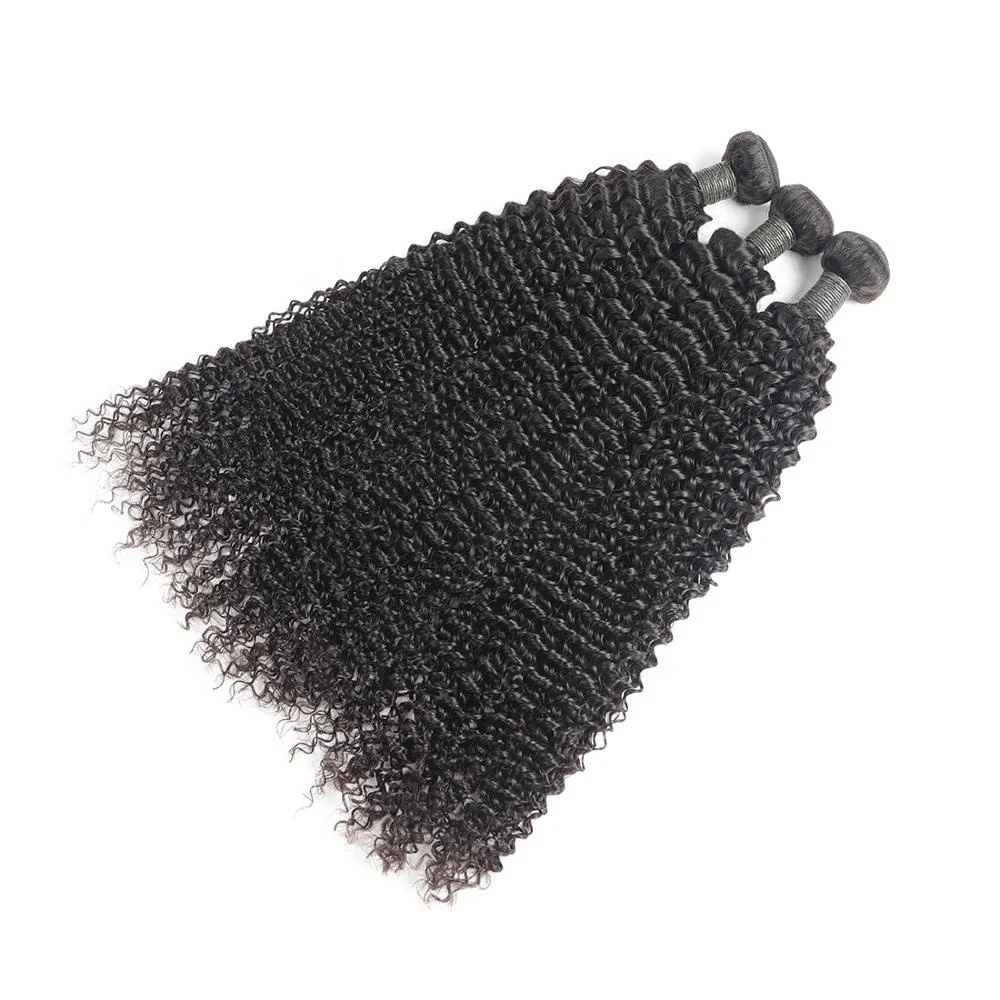 

8a Grade Kinky Weave Curly Human Hair Bundles